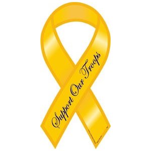 Show some love with the Support Our Troops yellow ribbon decal .  freelance jobs taxes